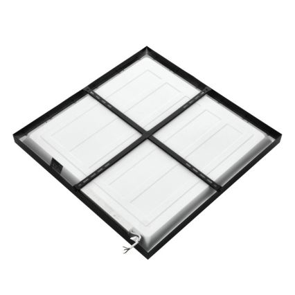 Світлодіодна пристельова панель BRISBANE LED/36W/230V 4000K 59,5x59,5 см чорний