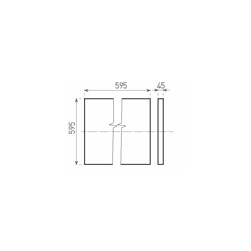 Світлодіодна пристельова панель ILLY LED/42W/230V