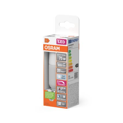 Світлодіодна регульована лампа STICK E27/11W/230V 4000K CRI 90 - Osram