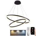 Світлодіодна регульована люстра на тросі LED/100W/230V 3000-6500K діам. 80 см + дистанційне керування