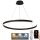 Світлодіодна регульована люстра на тросі LED/100W/230V 3000-6500K діам. 80 см + дистанційне керування