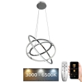Світлодіодна регульована люстра на тросі LED/105W/230V 3000-6500K діам. 60 см + дистанційне керування