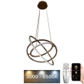 Світлодіодна регульована люстра на тросі LED/105W/230V 3000-6500K діам. 60 см + дистанційне керування