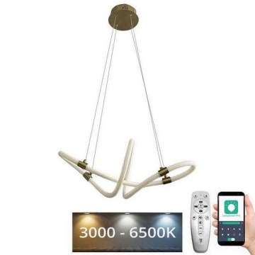 Світлодіодна регульована люстра на тросі LED/25W/230V 3000-6500K + дистанційне керування