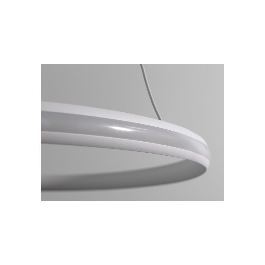 Світлодіодна затемнювана люстра на тросі LED/55W/230V 3000-6500K діам. 60 см + пульт дистанційного керування