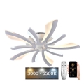 Світлодіодна регульована накладна люстра LED/55W/230V 3000-6500K + дистанційне керування