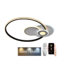 Світлодіодна регульована накладна люстра LED/80W/230V 3000-6500K + дистанційне керування