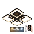 Світлодіодна регульована накладна люстра LED/85W/230V 3000-6500K + дистанційне керування