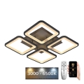 Світлодіодна регульована накладна люстра LED/85W/230V 3000-6500K + дистанційне керування