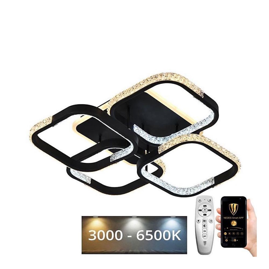 Світлодіодна регульована накладна люстра LED/85W/230V 3000-6500K + дистанційне керування