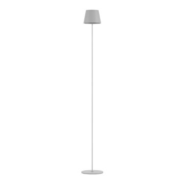 Світлодіодна регульована зарядна підлогова лампа 3в1 LED/4W/5V 4400 мАг 3000K IP54 біла