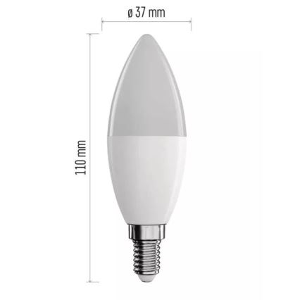 Світлодіодна RGB лампочка з регулюванням яскравості GoSmart E14/4,8W/230V 2700-6500K Tuya