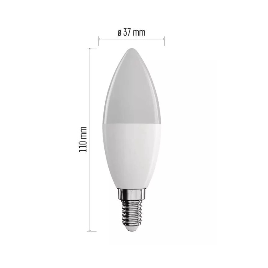 Світлодіодна RGB лампочка з регулюванням яскравості GoSmart E14/4,8W/230V 2700-6500K Tuya