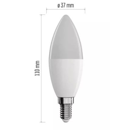 Світлодіодна RGB лампочка з регулюванням яскравості GoSmart E14/4,8W/230V 2700-6500K Wi-Fi Tuya