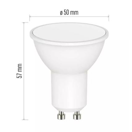Світлодіодна RGB лампочка з регулюванням яскравості GoSmart MR16 GU10/4,8W/230V 2700-6500K Tuya