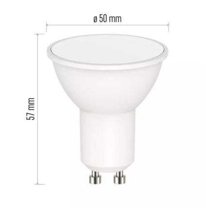 Світлодіодна RGB лампочка з регулюванням яскравості GoSmart MR16 GU10/4,8W/230V 2700-6500K Wi-Fi Tuya