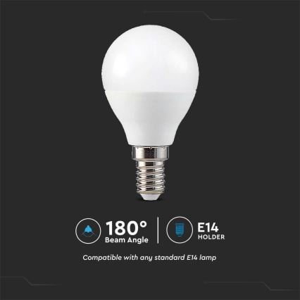 Світлодіодна RGB лампочка з регулюванням яскравості P45 E14/4,8W/230V 3000K + дистанційне керування