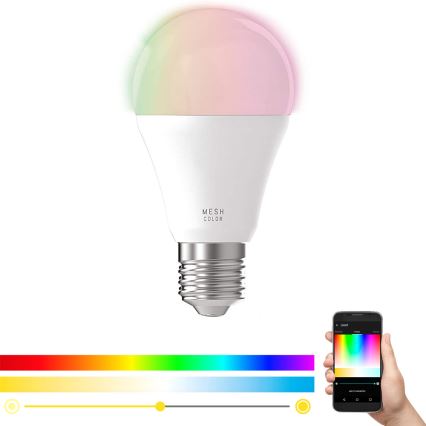 Світлодіодна RGB лампочка з регульованою яскравістю CONNECT E27/9W - Eglo