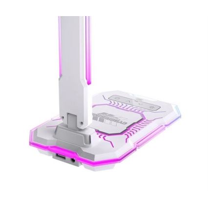 Світлодіодна RGB регульована настільна лампа з сенсорним керуванням та бездротовою зарядкою LED/7,5W/5V 2700-5300K біла