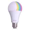 Світлодіодна RGBW димована лампа A70 E27/14W/230V 2700-6500K Wi-Fi Tuya