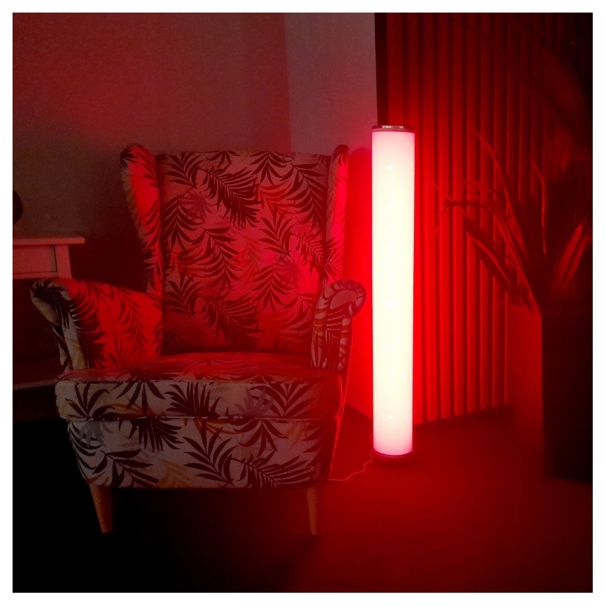 Світлодіодна RGBW регульована підлогова лампа STELLA LED/12W/230V + дистанційне керування