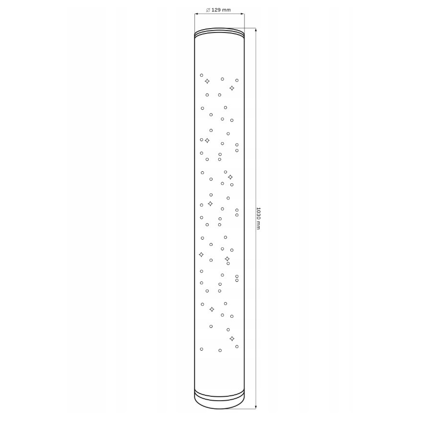 Світлодіодна RGBW регульована підлогова лампа STELLA LED/12W/230V + дистанційне керування