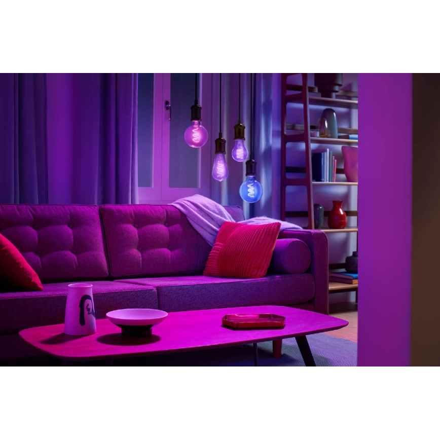 Світлодіодна RGBW лампочка з регулюванням яскравості A60 E27/6,3W/230V 2200-6500K Wi-Fi - WiZ