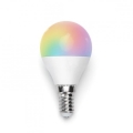 Світлодіодна RGBW лампочка з регулюванням яскравості G45 E14/6,5W/230V 2700-6500K - Aigostar