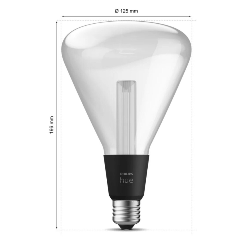 Світлодіодна RGBW лампочка з регулюванням яскравості Philips Hue White And Color Ambiance E27/6,8W/230V 2000-6500K