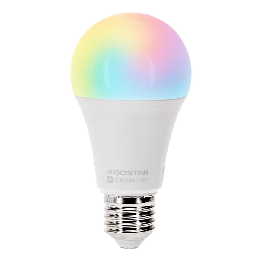 Світлодіодна RGBW лампочка з регулюванням яскравості A60 E27/15W/230V 2700-6500K Wi-Fi - Aigostar