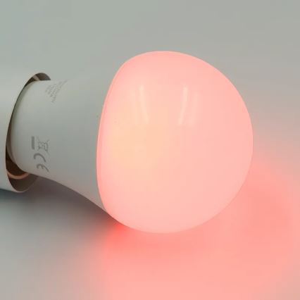 Світлодіодна RGBW лампочка з регулюванням яскравості A60 E27/9W/230V 2700-6500K Wi-Fi Tuya