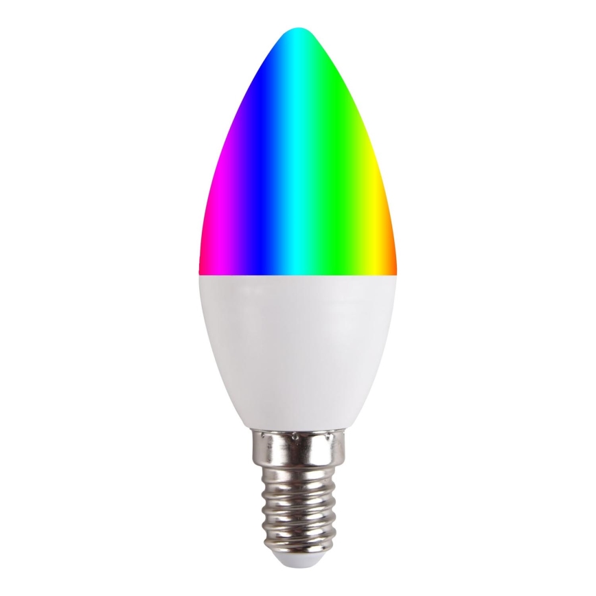 Світлодіодна RGBW лампочка з регулюванням яскравості E14/5,5W/230V 3000-6500K Wi-Fi