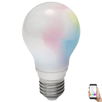 Світлодіодна RGBW лампочка з регулюванням яскравості E27/8,5W/230V 3000-6500K Wi-Fi - Reality