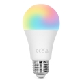 Світлодіодна RGBW лампочка з регулюванням яскравості E27/8W/230V 3000K + пульт дистанційного керування - Aigostar