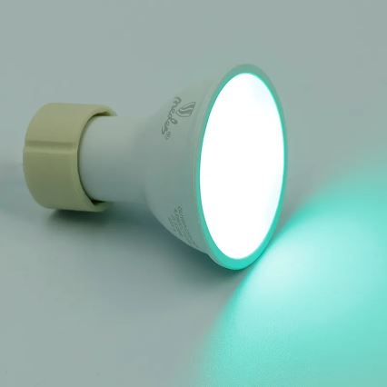 Світлодіодна RGBW лампочка з регулюванням яскравості GU10/4,5W/230V 2700-6500K Wi-Fi Tuya