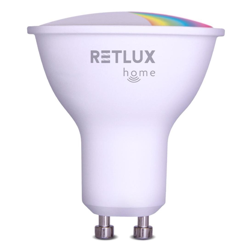 Світлодіодна RGBW лампочка з регулюванням яскравості MR16 GU10/4,5W/230V 2700-6500K Wi-Fi Tuya