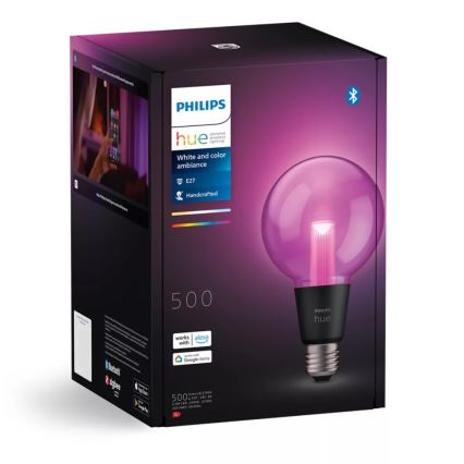 Світлодіодна RGBW лампочка з регулюванням яскравості Philips Hue White And Color Ambiance E27/6,8W/230V 2000-6500K