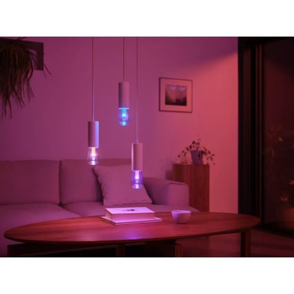 Світлодіодна RGBW лампочка з регулюванням яскравості Philips Hue White And Color Ambiance E27/6,8W/230V 2000-6500K