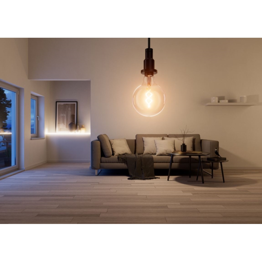 Світлодіодна RGBW лампочка з регулюванням яскравості SMART+ FILAMENT E27/4,8W/230V 2700-6500K Wi-Fi - Ledvance