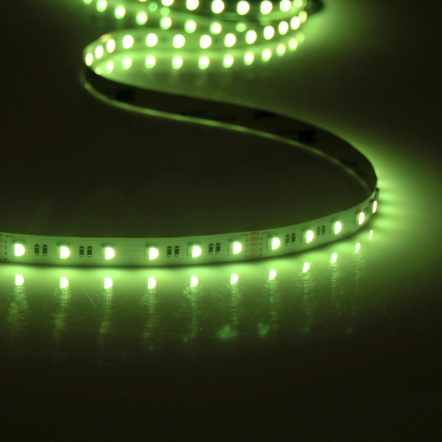 Світлодіодна RGBW стрічка з регулюванням яскравості 3 м LED/22 Вт/24/230 В + дистанційне керування