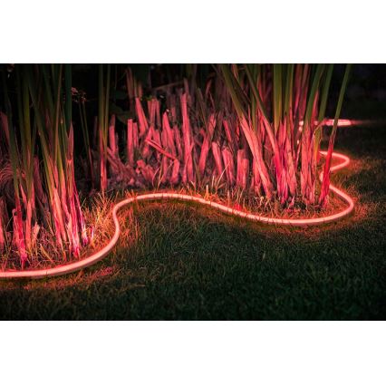 Світлодіодна RGBW стрічка з регулюванням яскравості Philips Hue OUTDOOR STRIP LED/20,5W 2м IP67