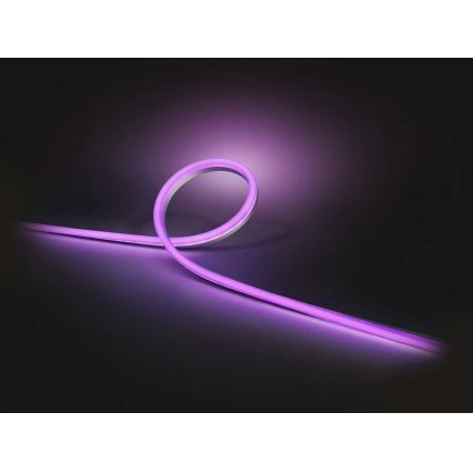 Світлодіодна RGBW стрічка з регулюванням яскравості Philips Hue OUTDOOR STRIP LED/20,5W 2м IP67