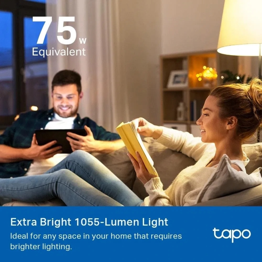 LED RGBW лампа з можливістю регулювання яскравості MATTER A60 E27/8,6W/230V 2500-6500K Wi-Fi - TP-Link