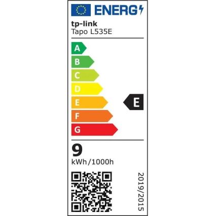 LED RGBW лампа з можливістю регулювання яскравості MATTER A60 E27/8,6W/230V 2500-6500K Wi-Fi - TP-Link
