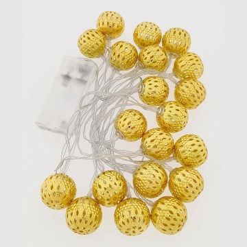 Світлодіодна різдвяна гірлянда 2,5 m 20xLED/3xAA 2700K