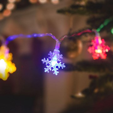 Світлодіодна різдвяна гірлянда 20xLED/3xAA 2,3м кольоровий