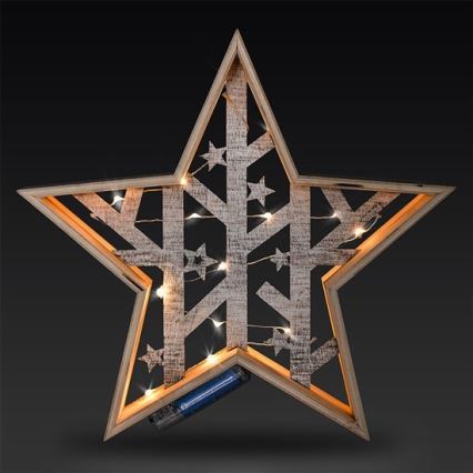 Світлодіодна різдвяна прикраса 20xLED/2xAA