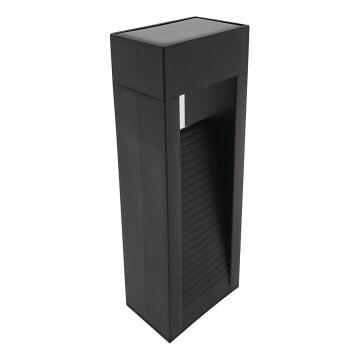 Світлодіодна сонячна лампа, 2 світлодіоди, 1,2 В, 200 мА·год, IP44, чорна