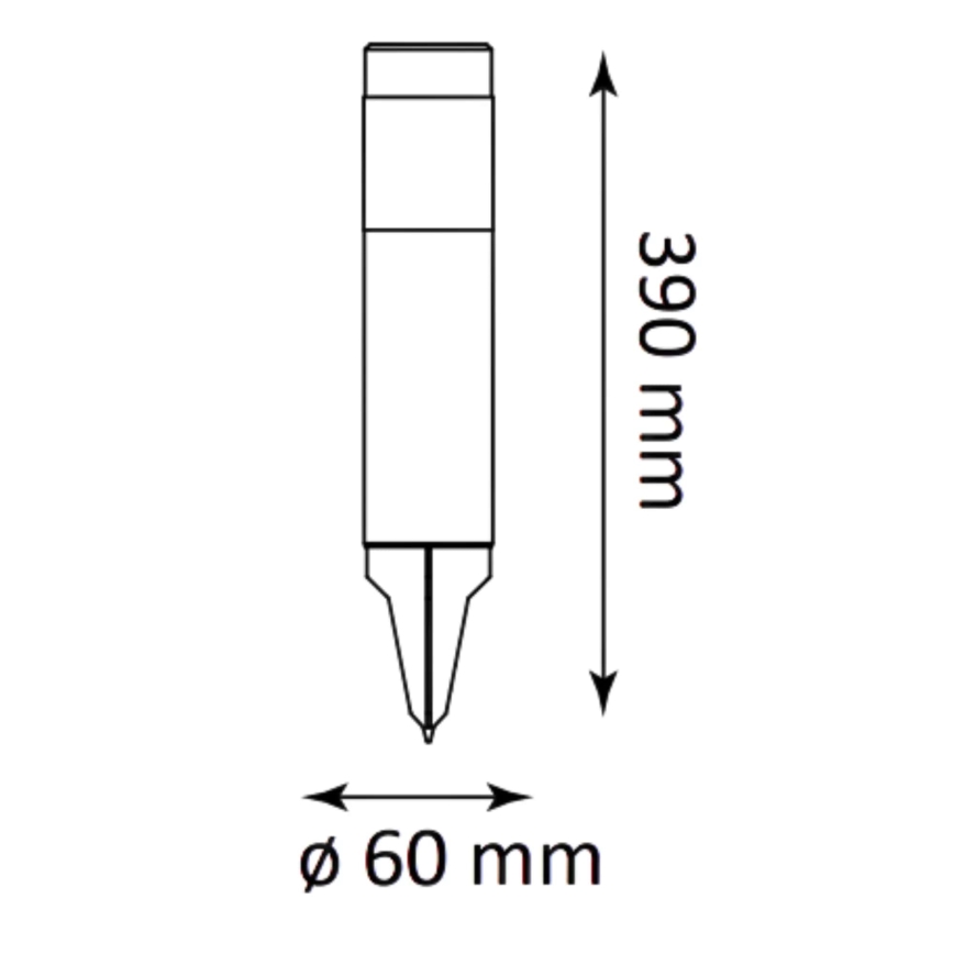 Світлодіодна сонячна лампа BART LED/1,2V 150 mAh IP44