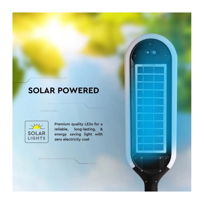 Світлодіодний сонячний ліхтар із сенсором BOLLARD LED/5W/5,5V 70 см 3000K IP65 2000 мАг